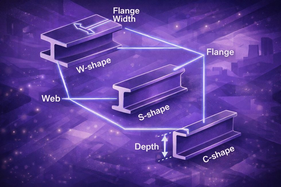 What are the different types of steel channel?