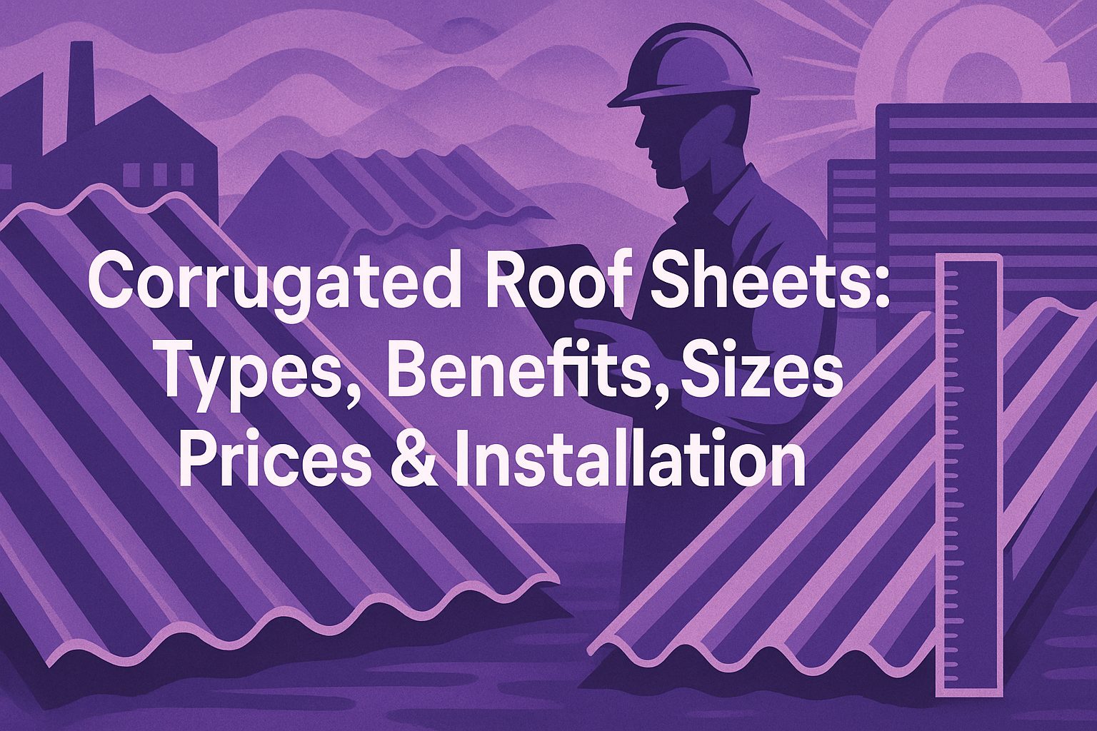 Corrugated Roof Sheets: Types, Benefits, Sizes, Prices & Installation