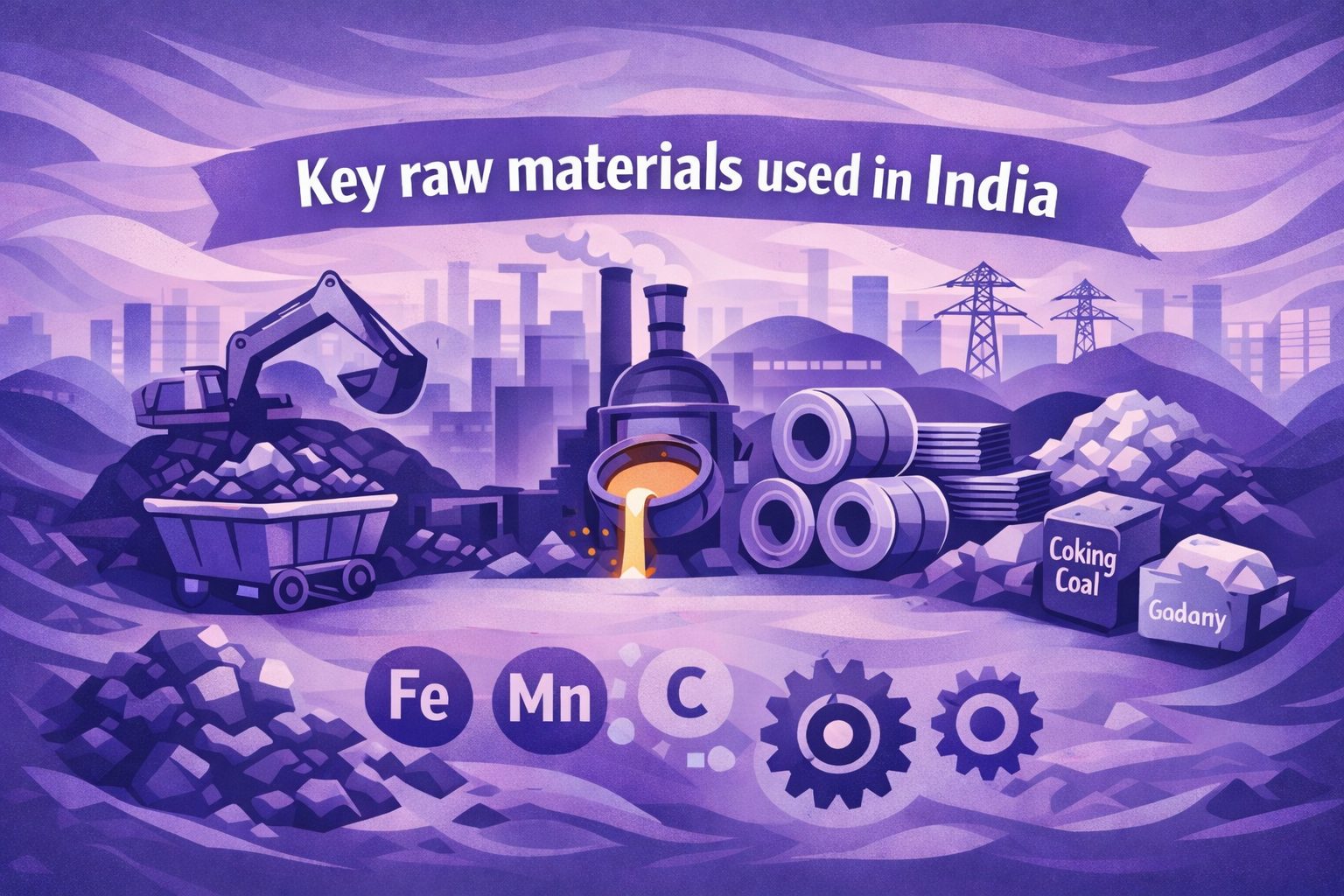 Key raw materials used by businesses in India