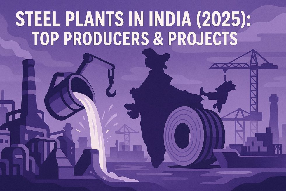 Steel Plants in India (2025): Top Producers & Projects