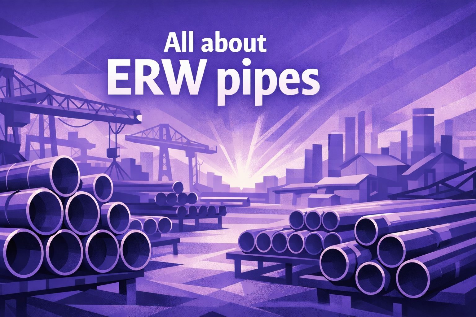 ERW pipe: Meaning, manufacturing process, sizes, price