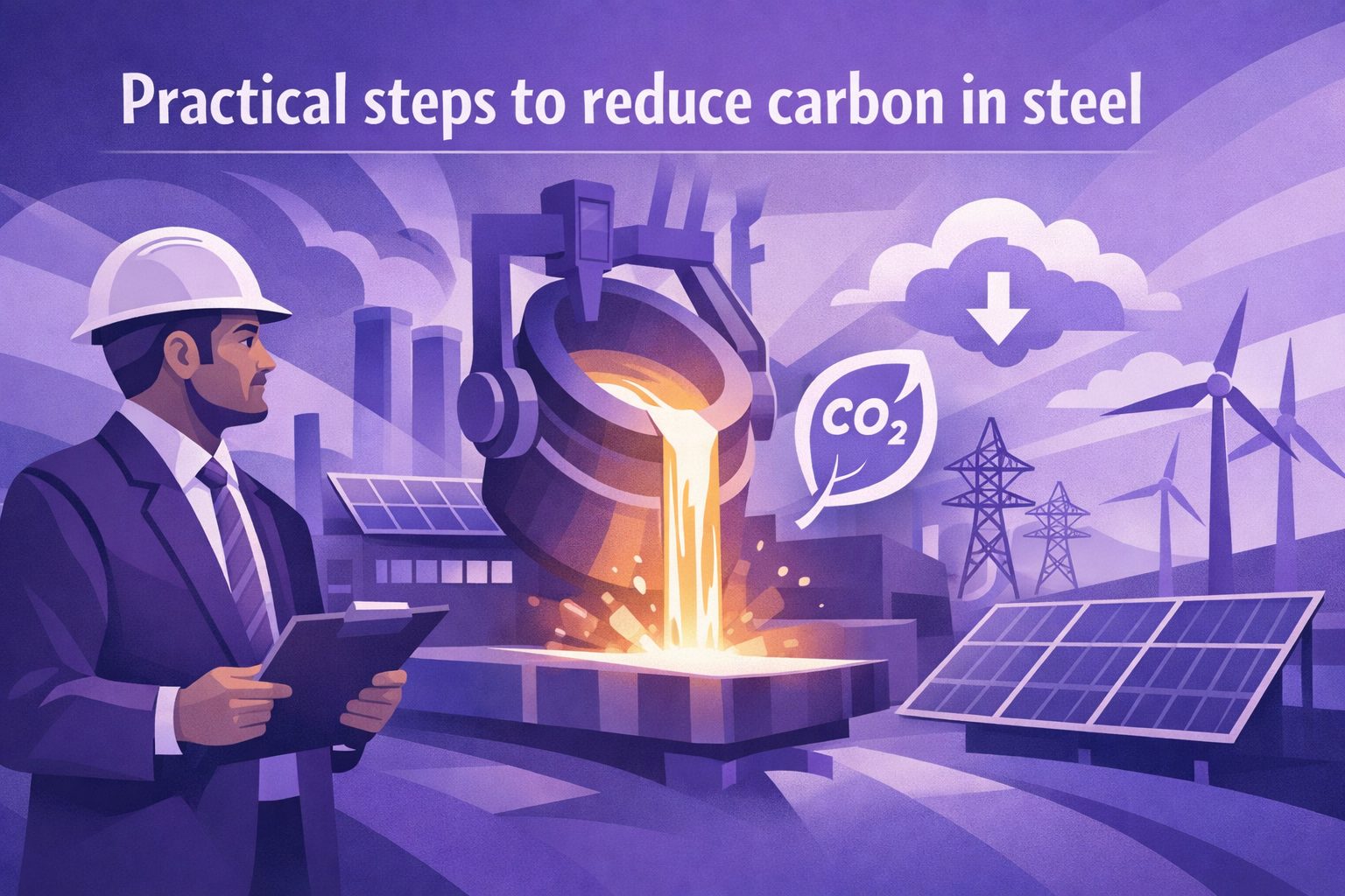Practical steps to reduce carbon in steel