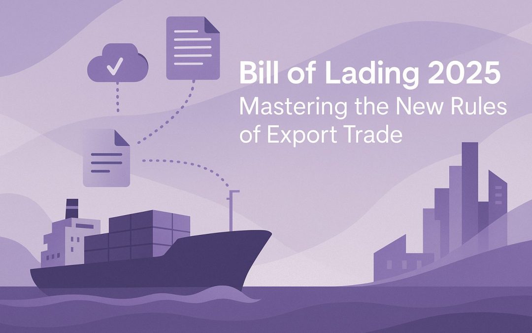Bill of Lading Explained: Meaning, Format & Types (2025)