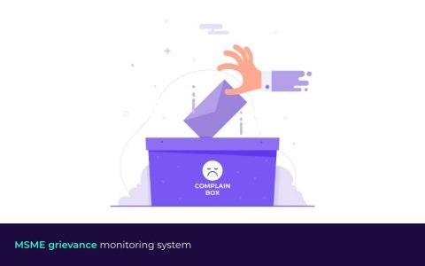 MSME grievance monitoring system: Complaint registration
