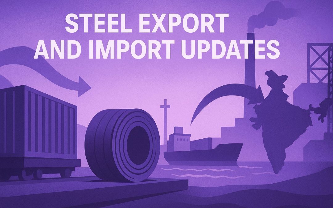 India’s Steel Export & Import: Volumes, Duties, Markets & Outlook