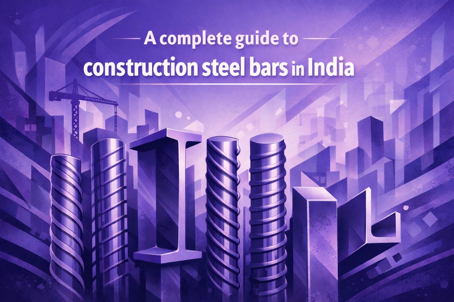 A complete guide to construction steel bars in India