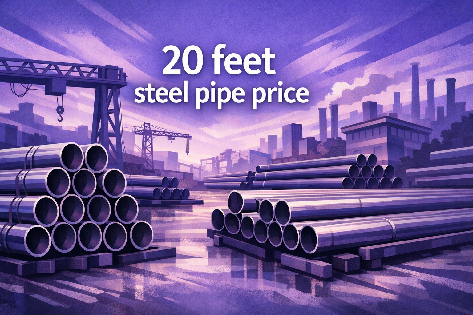 20 feet steel pipe price in India (2026)