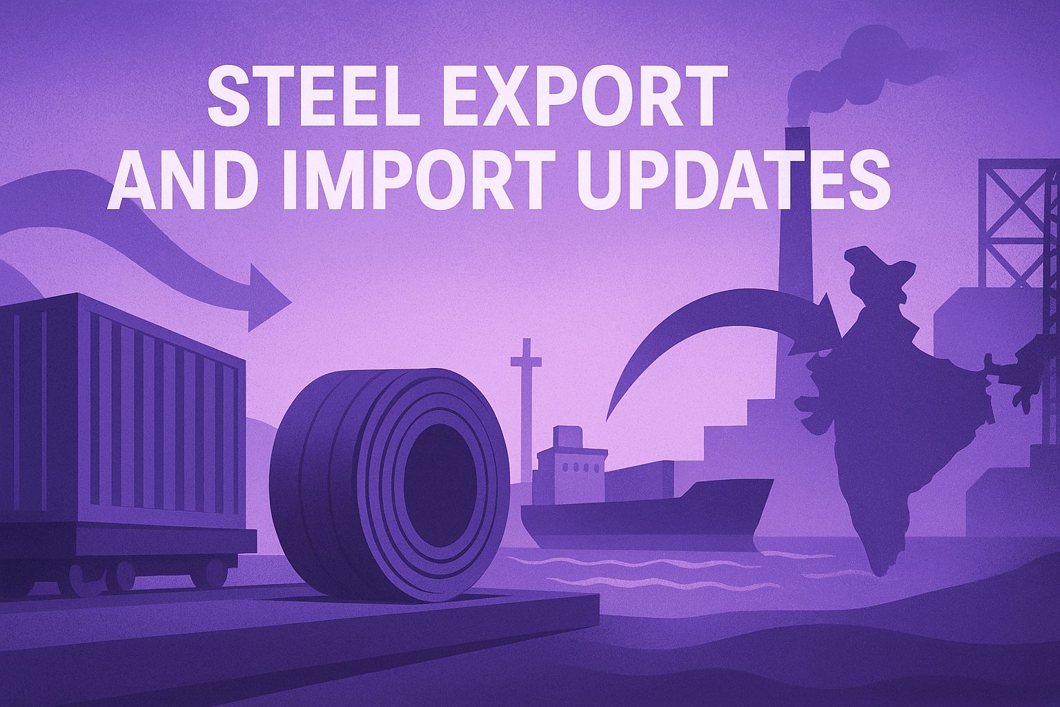 India’s Steel Export & Import: Volumes, Duties, Markets & Outlook
