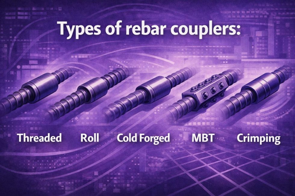Rebar coupler: Types, manufacturers, sizes, prices in India