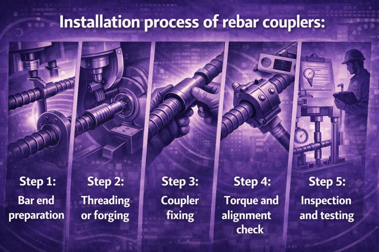Rebar coupler: Types, manufacturers, sizes, prices in India