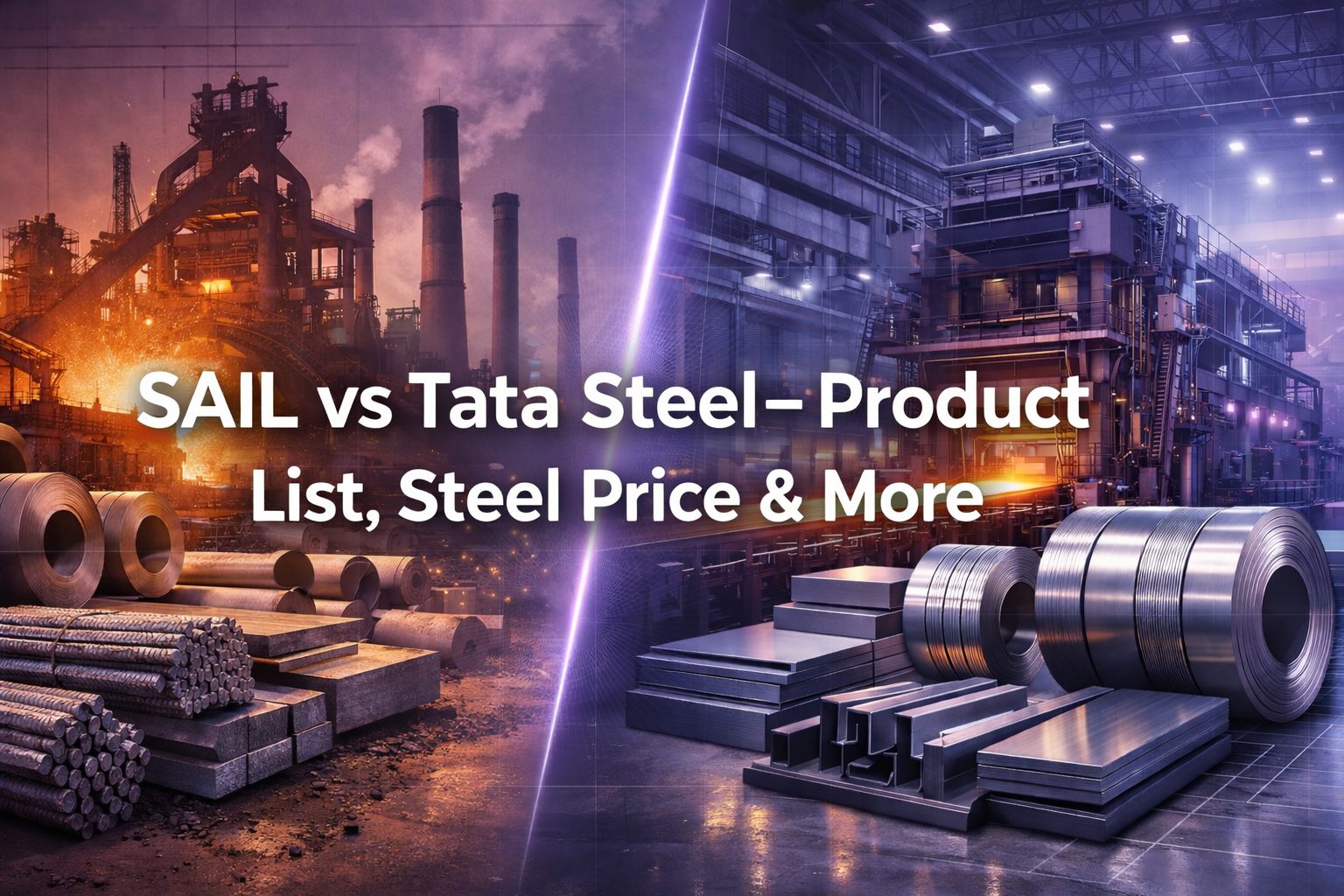 SAIL vs Tata Steel: Product list, steel price chart & more