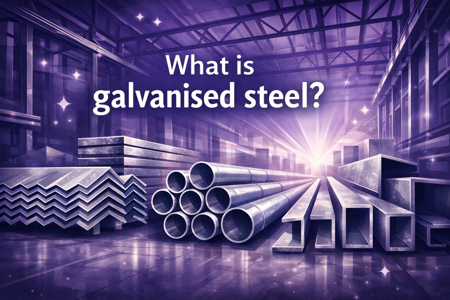 What is galvanised steel? Price per kg, types, applications & benefits