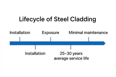 Sheet Cladding Process What is cladding sheet? Uses, types of wall cladding, price in India