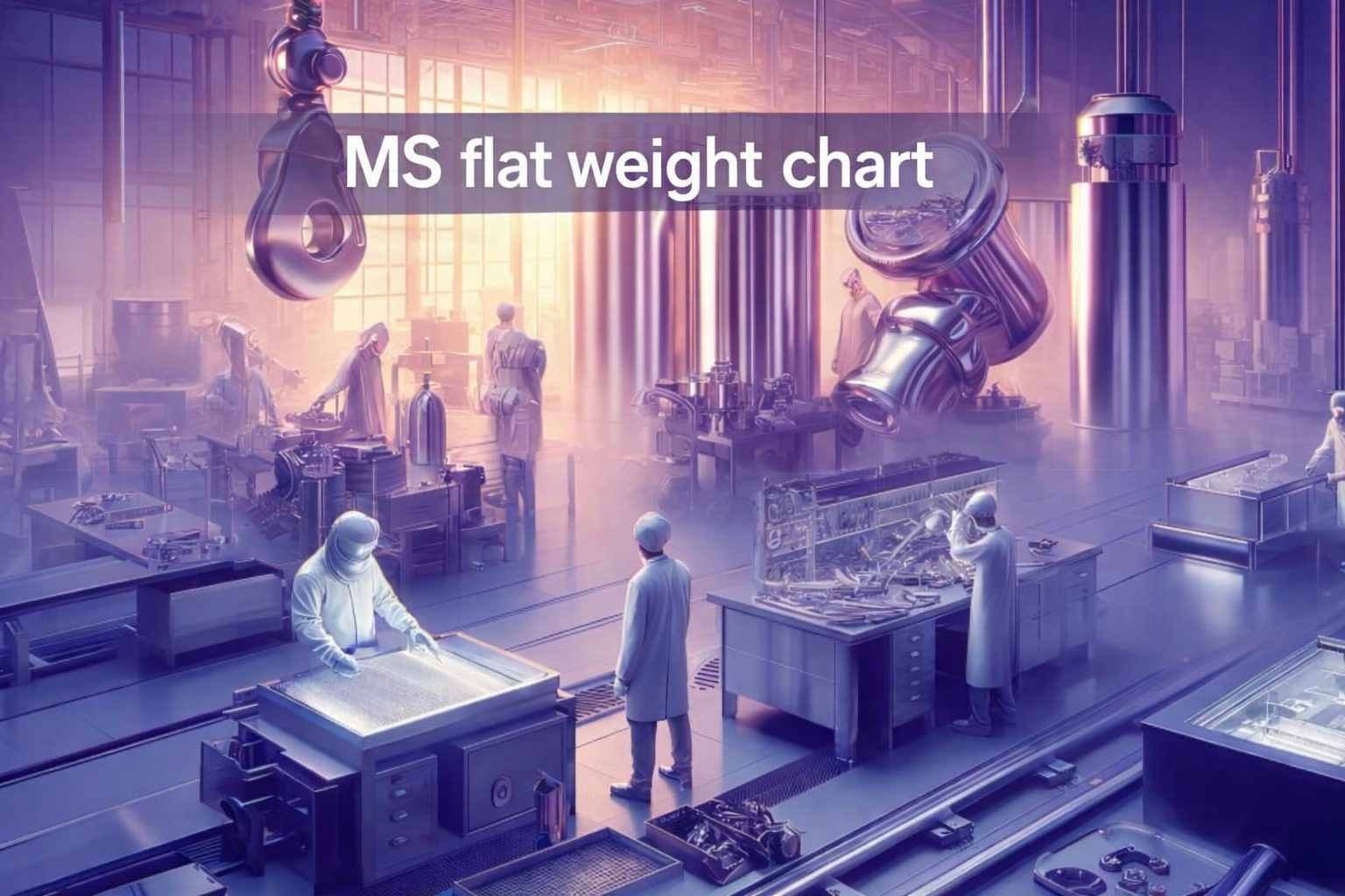 MS flat weight chart – How to calculate MS flat bar weight (with formula)
