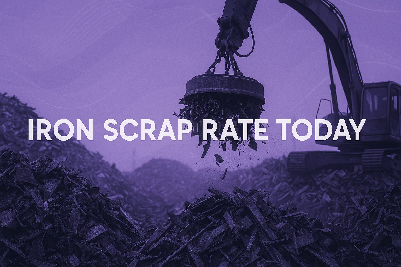 Iron scrap rate today – Prices per kg, daily rates (November 2025)