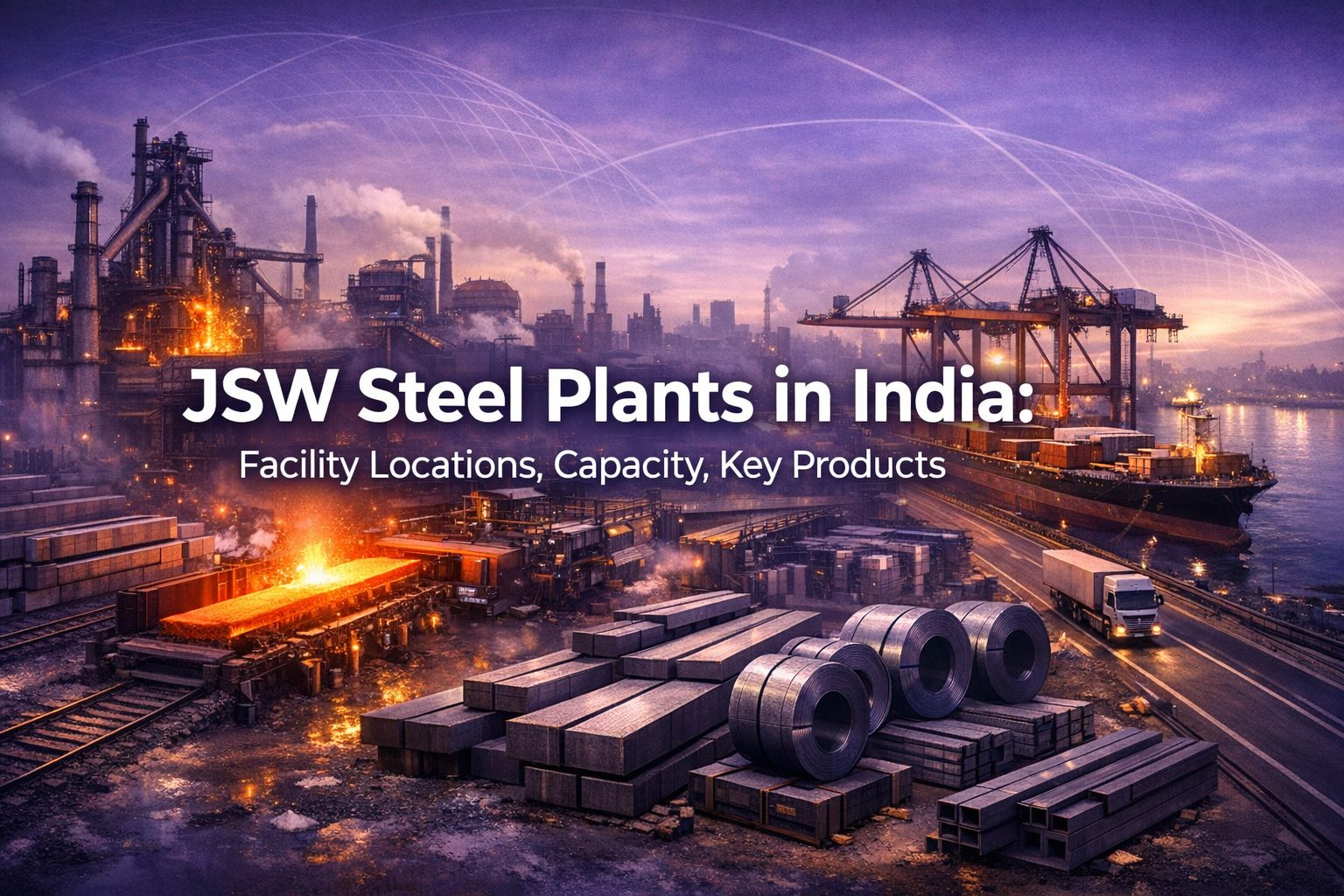 JSW Steel Plants in India (2026): Locations, Plant-Wise Capacity & Key Products