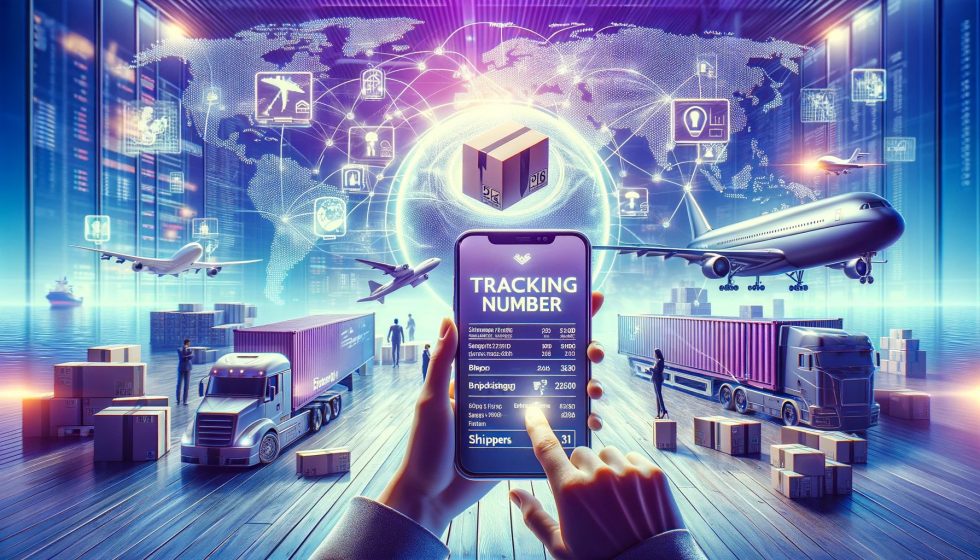 Tracking number: For orders, shipment, packages, deliveries