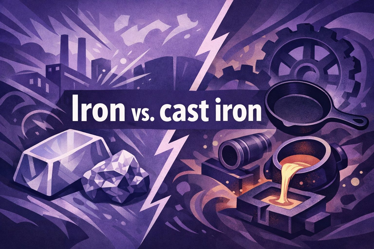 Iron vs. cast iron – Which is better and why?