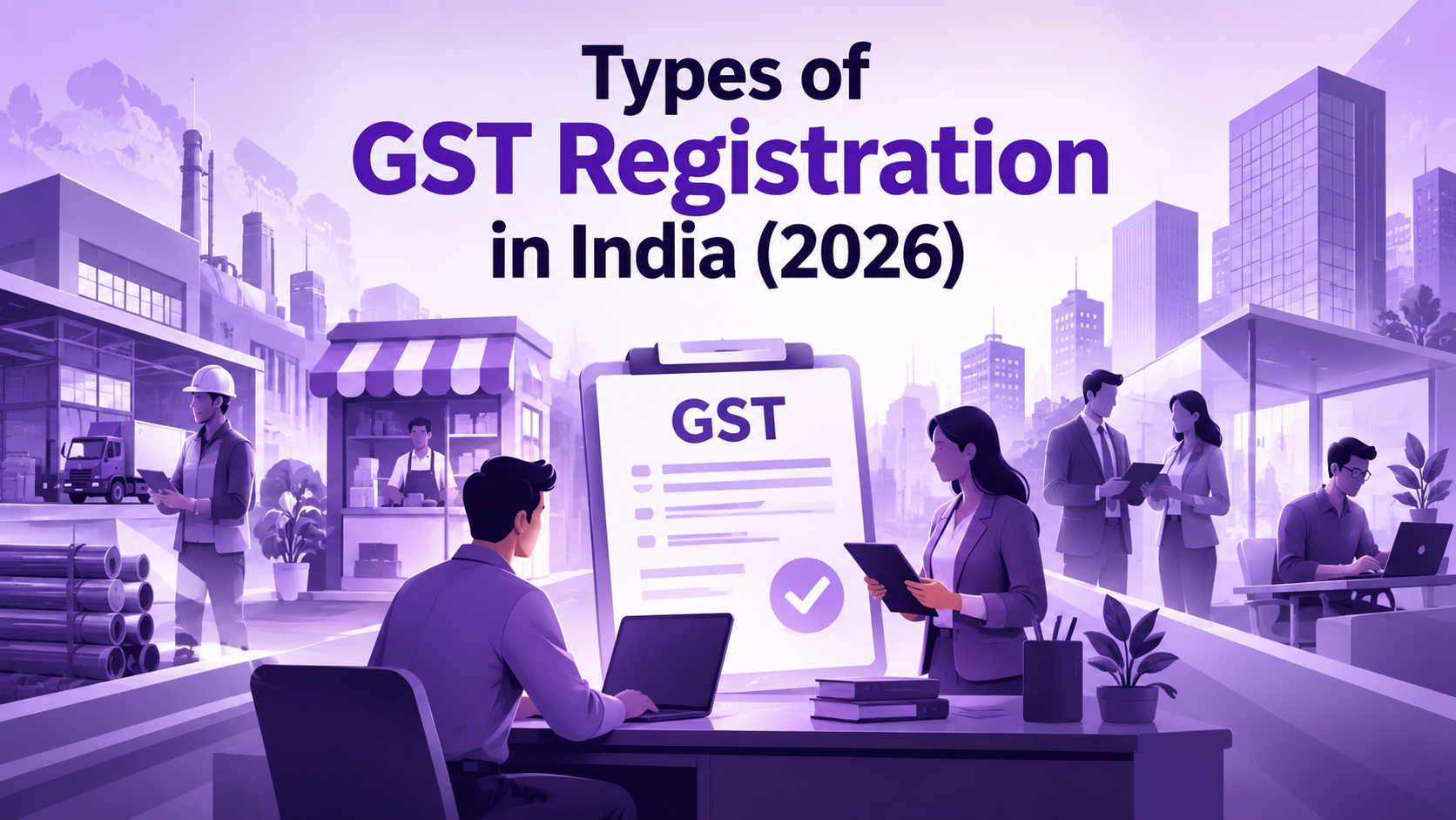 Types of GST registration in India (2026)