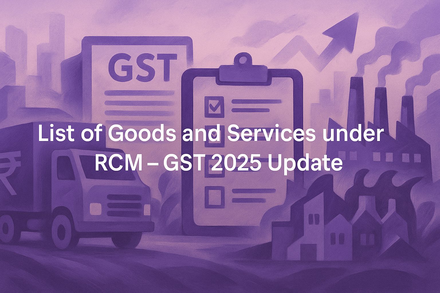List of Goods and Services under RCM – GST 2025 Update