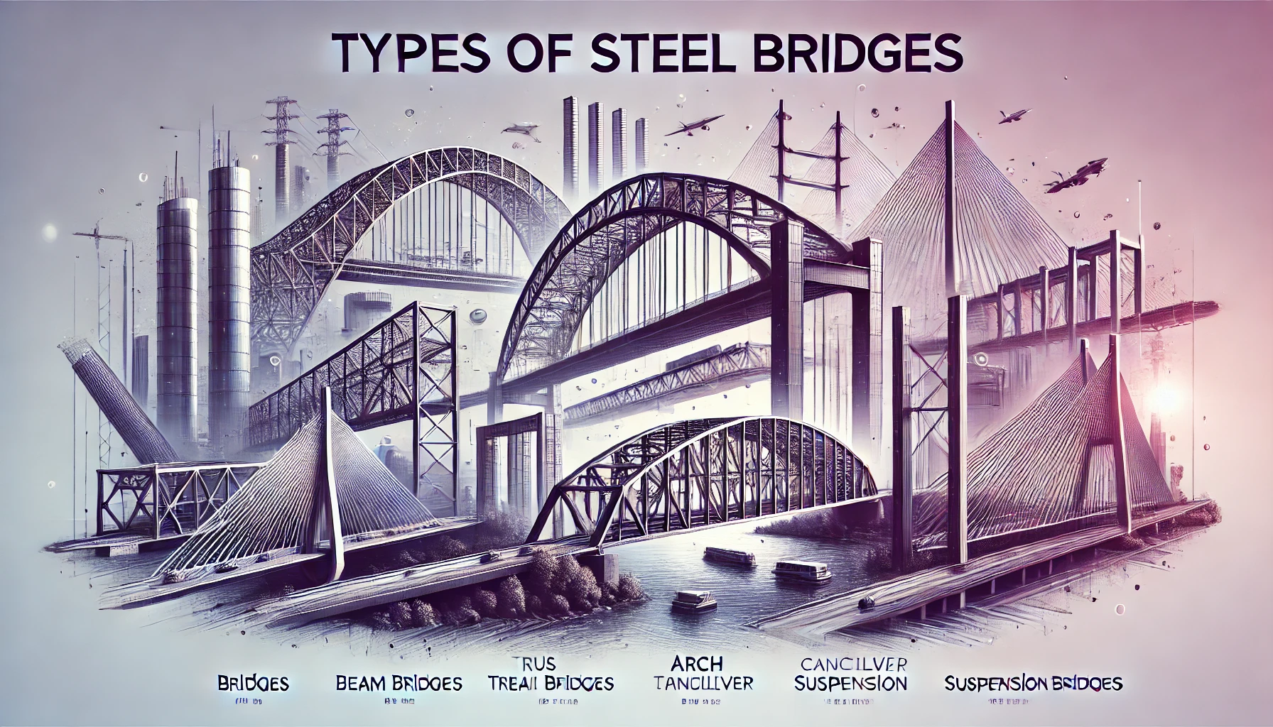 5 Types of Steel Bridges You Need to See with Examples