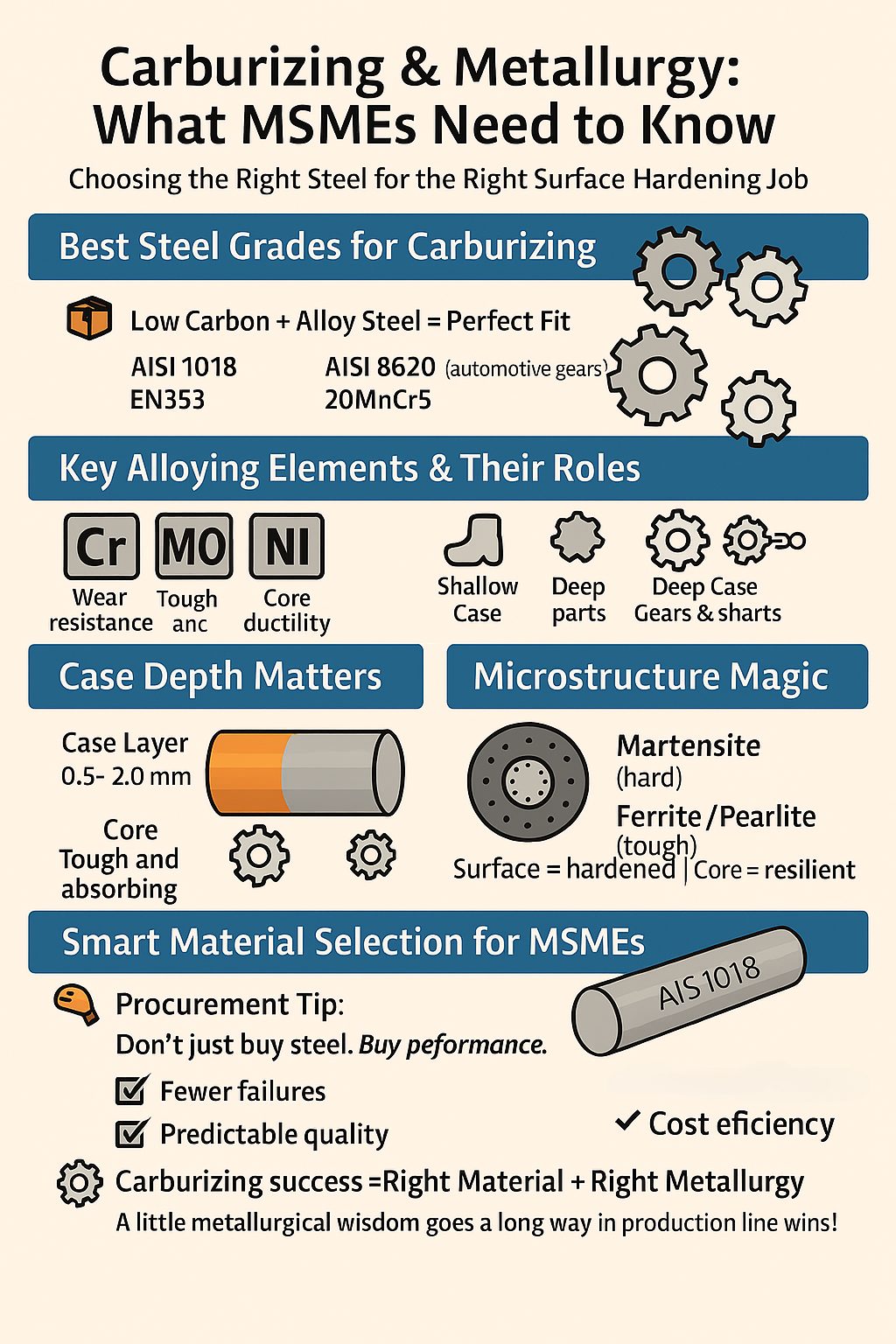 Metallurgy for Carburizing