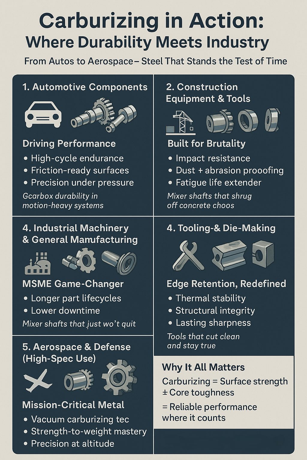 Applications of Carburizing