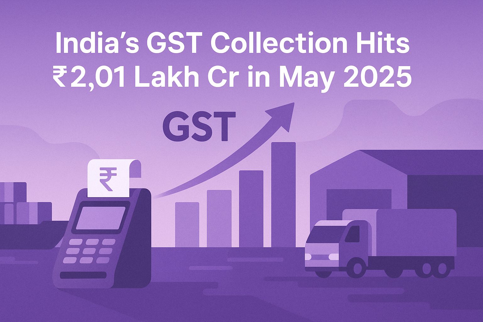 India’s GST Collection Hits ₹2.01 Lakh Cr in May 2025