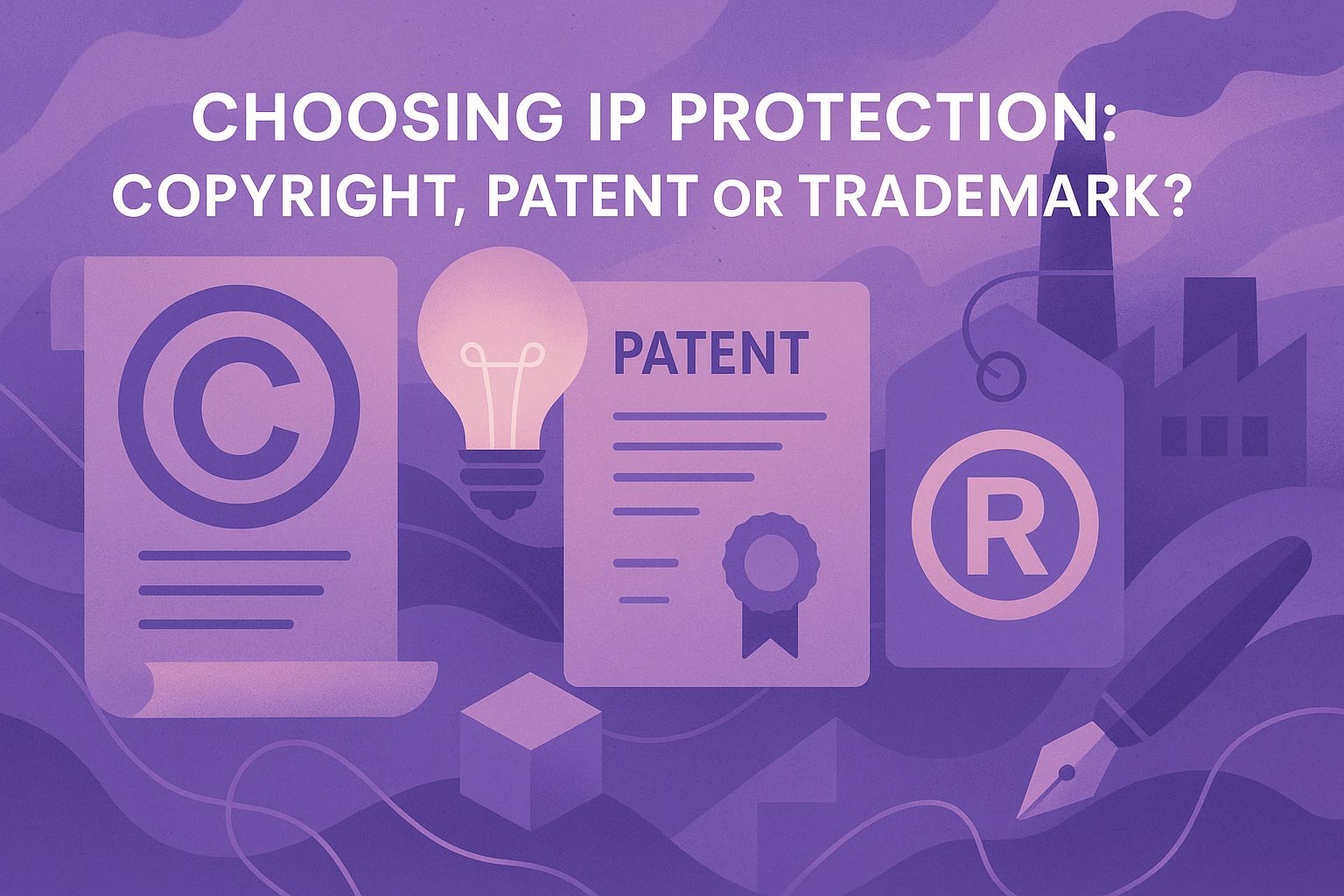 Choosing IP Protection: Copyright, Patent or Trademark?
