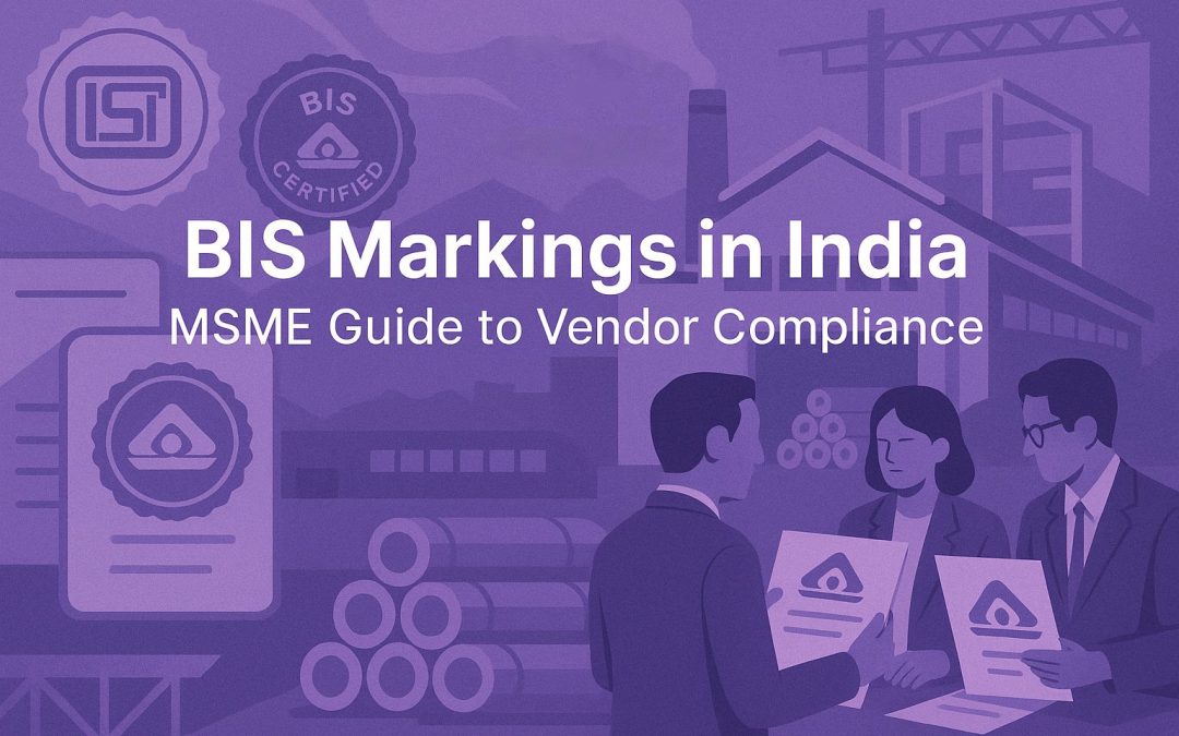BIS Markings in India: MSME Guide to Vendor Compliance