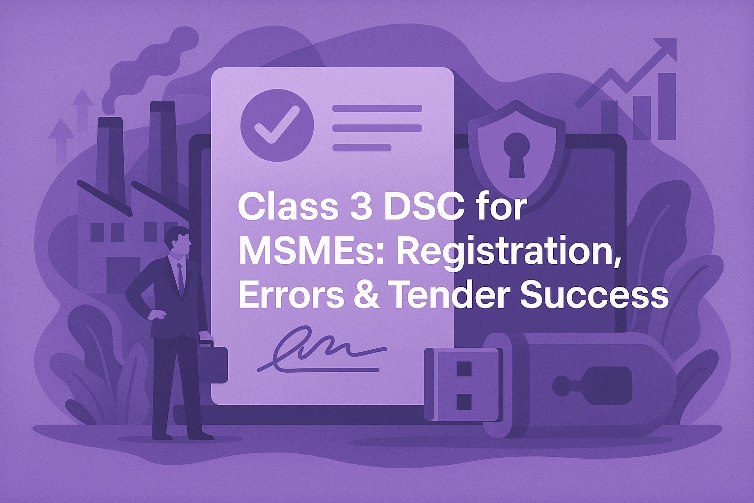 Class 3 DSC for MSMEs: Registration, Errors & Tender Success