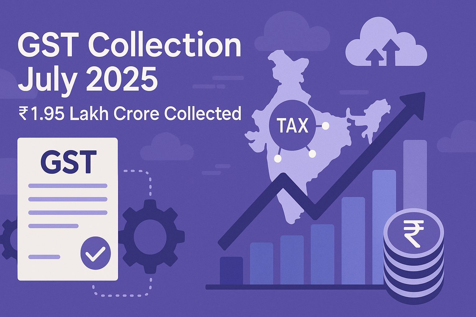 GST Collection July 2025: India Nets ₹1.95 Lakh Crore