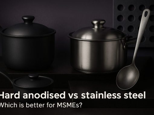 Hard anodised vs stainless steel