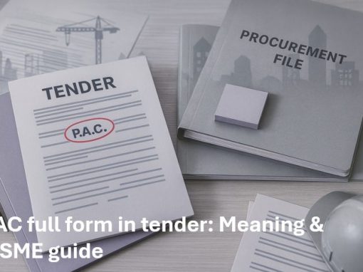 PAC full form in tender