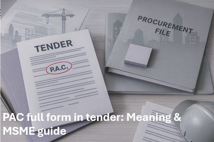 PAC full form in tender