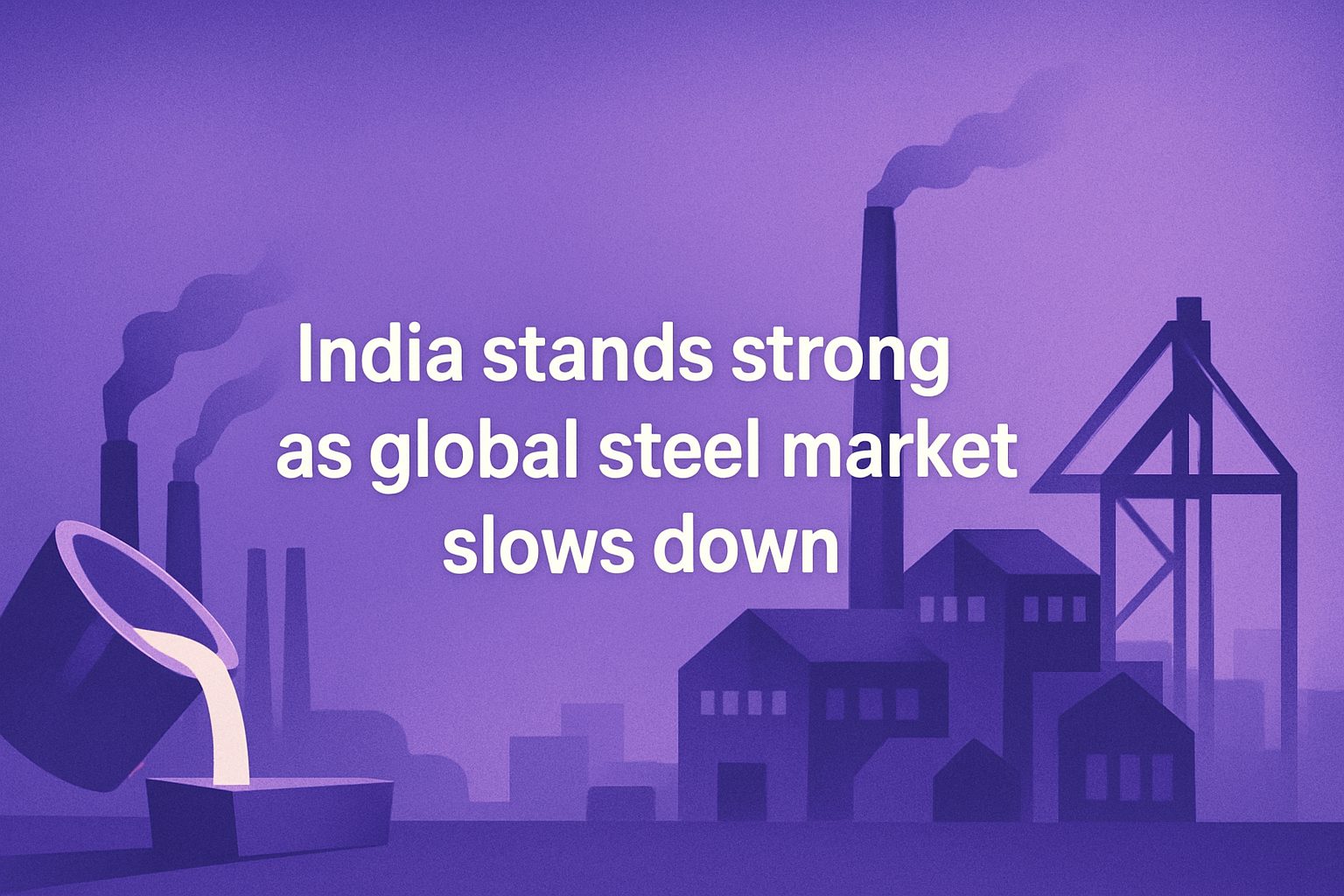India pushes ahead amid global steel market decline