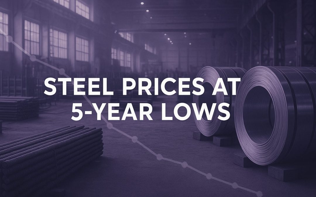 Steel Prices All Time Low: What it Means for MSME Buyers and your Procurement Strategy 2025