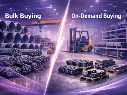 Bulk vs On Demand Steel Buying for MSMEs