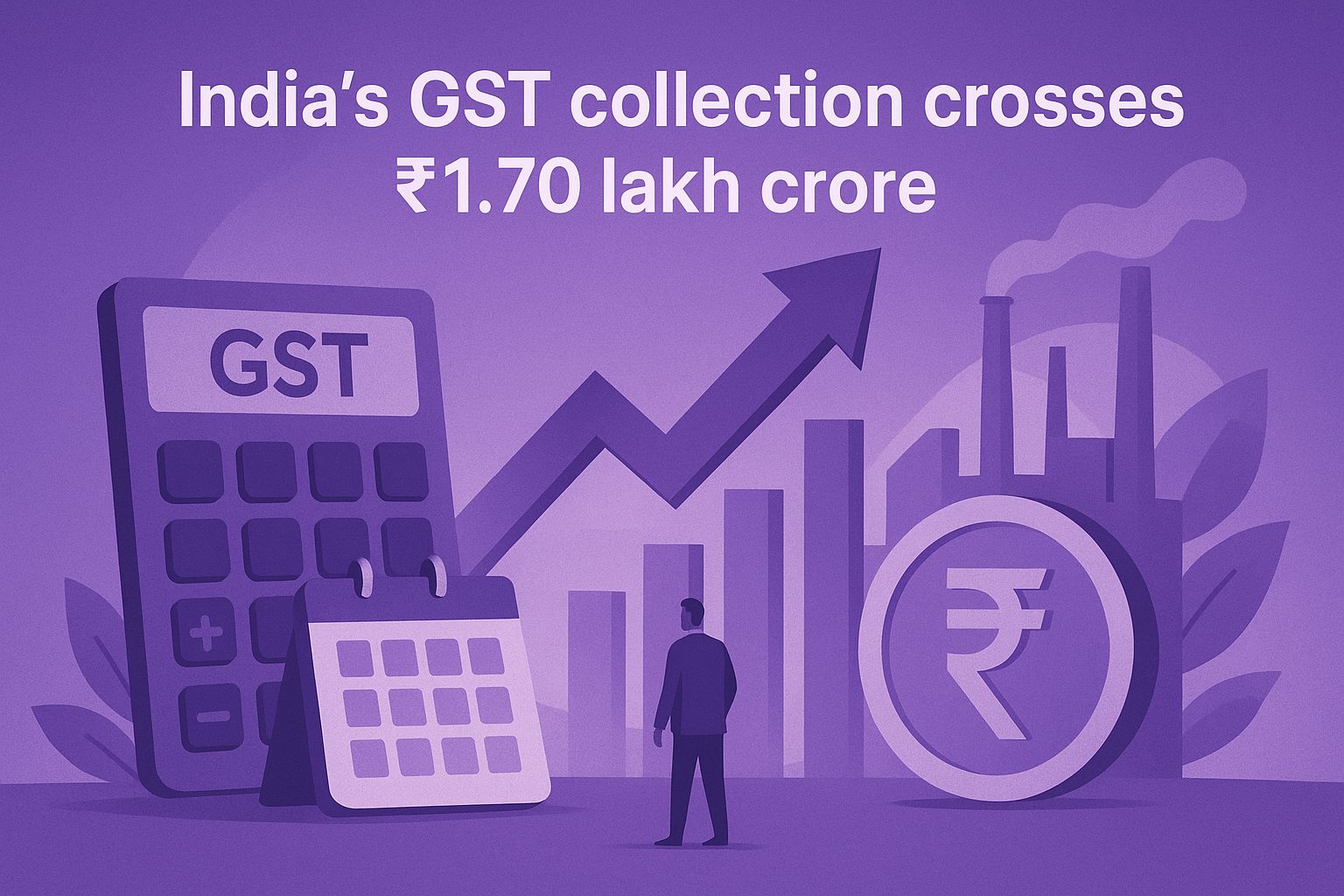 India’s GST collection crosses ₹1.70 lakh crores in November 2025