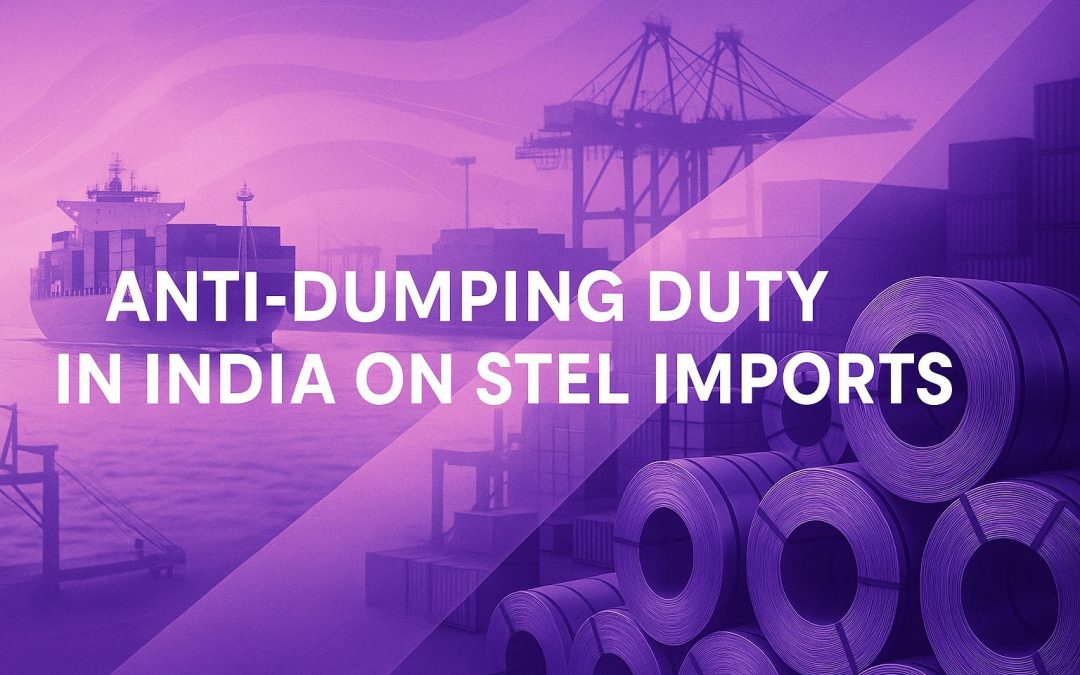 Anti dumping in India on steel imports