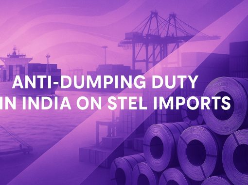 Anti dumping in India on steel imports