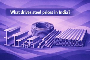 What drives steel prices in India?