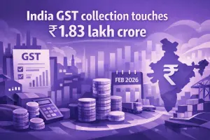 India’s GST collection touches ₹1.83 lakh crore in February 2026