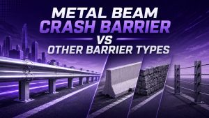 Metal beam crash barrier vs other barrier types: Comparison guide