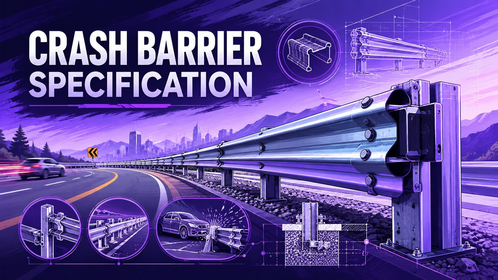 Crash barrier specification: Weight chart, dimensions & more