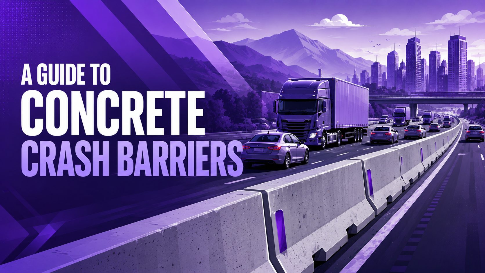 Concrete crash barriers: A guide to design, applications & more