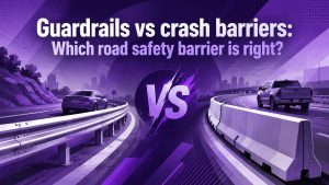 Guardrails vs crash barriers: Which road safety barrier is right?
