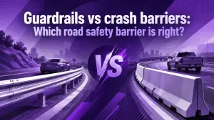 Guardrails vs crash barriers: Which road safety barrier is right?
