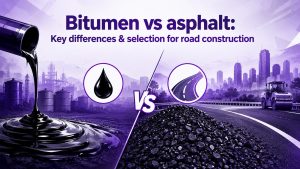 Bitumen vs asphalt: Key differences & selection for road construction